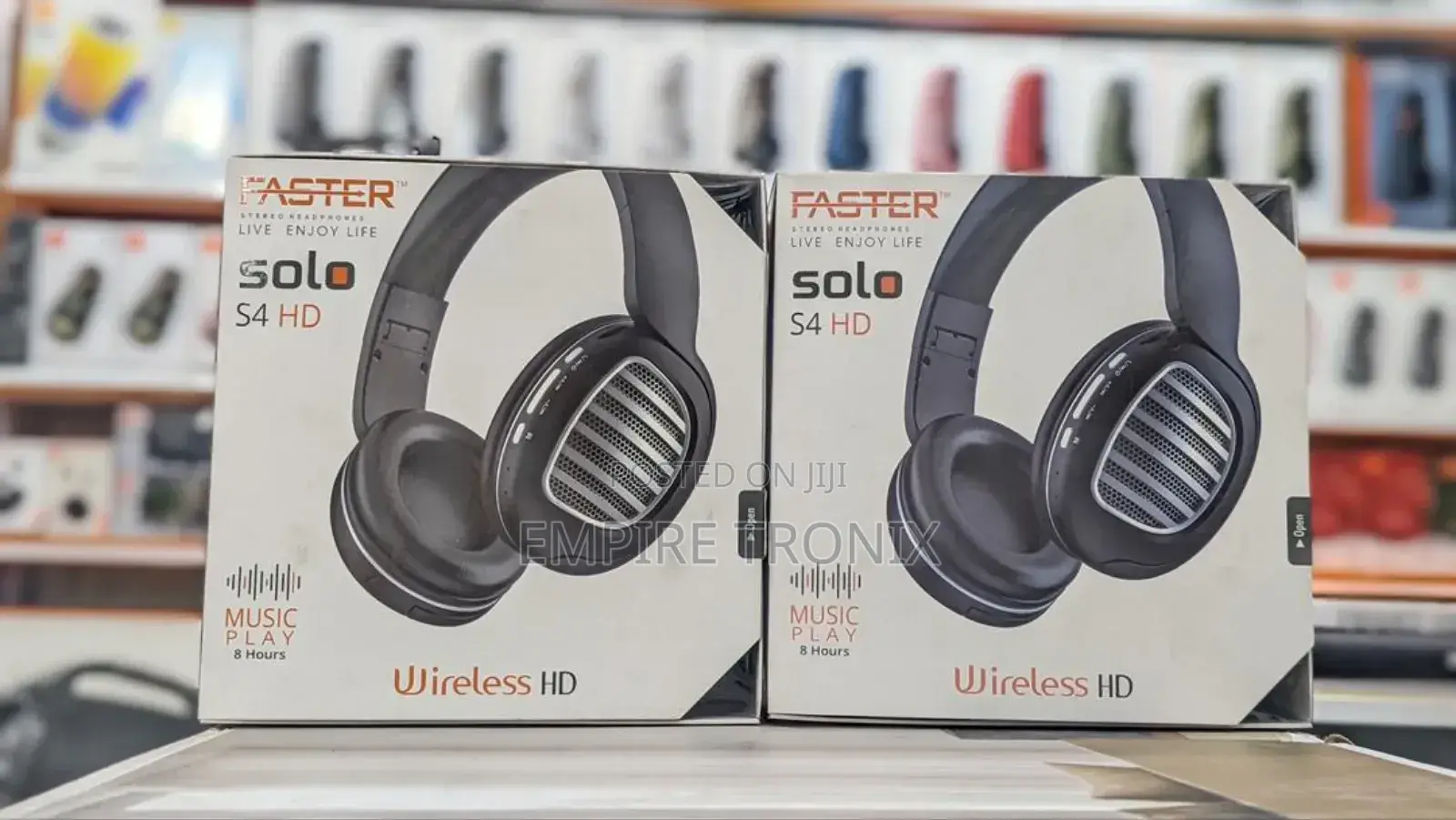 FASTER S4 HD Solo Wireless Stereo Headphones