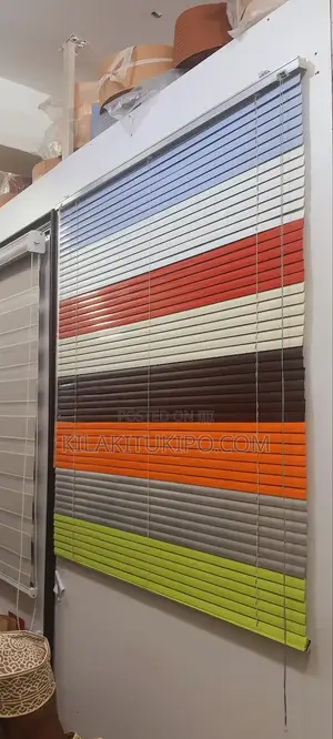 Plastic Window Blinds Multicolored