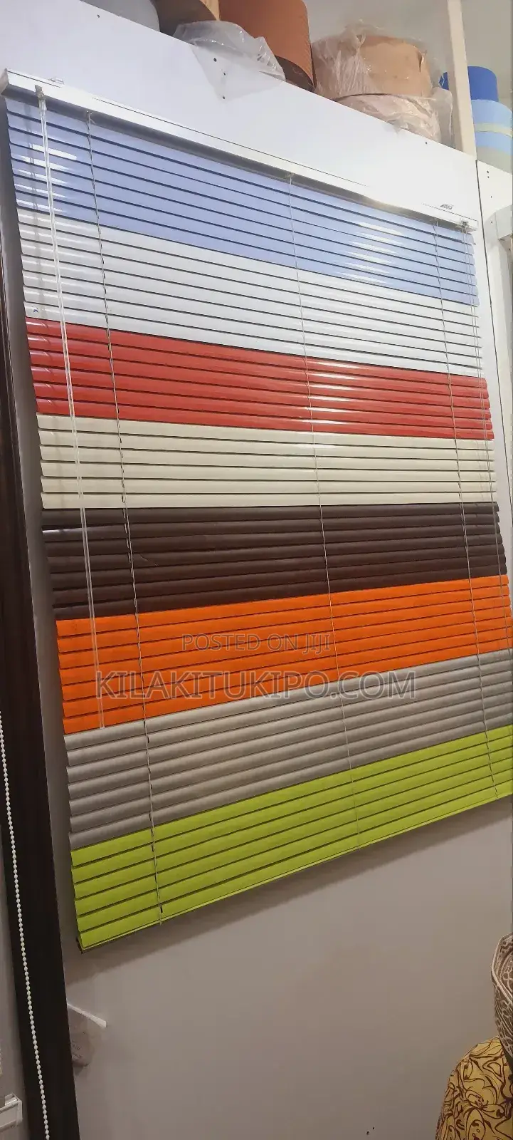 Plastic Window Blinds Multicolored