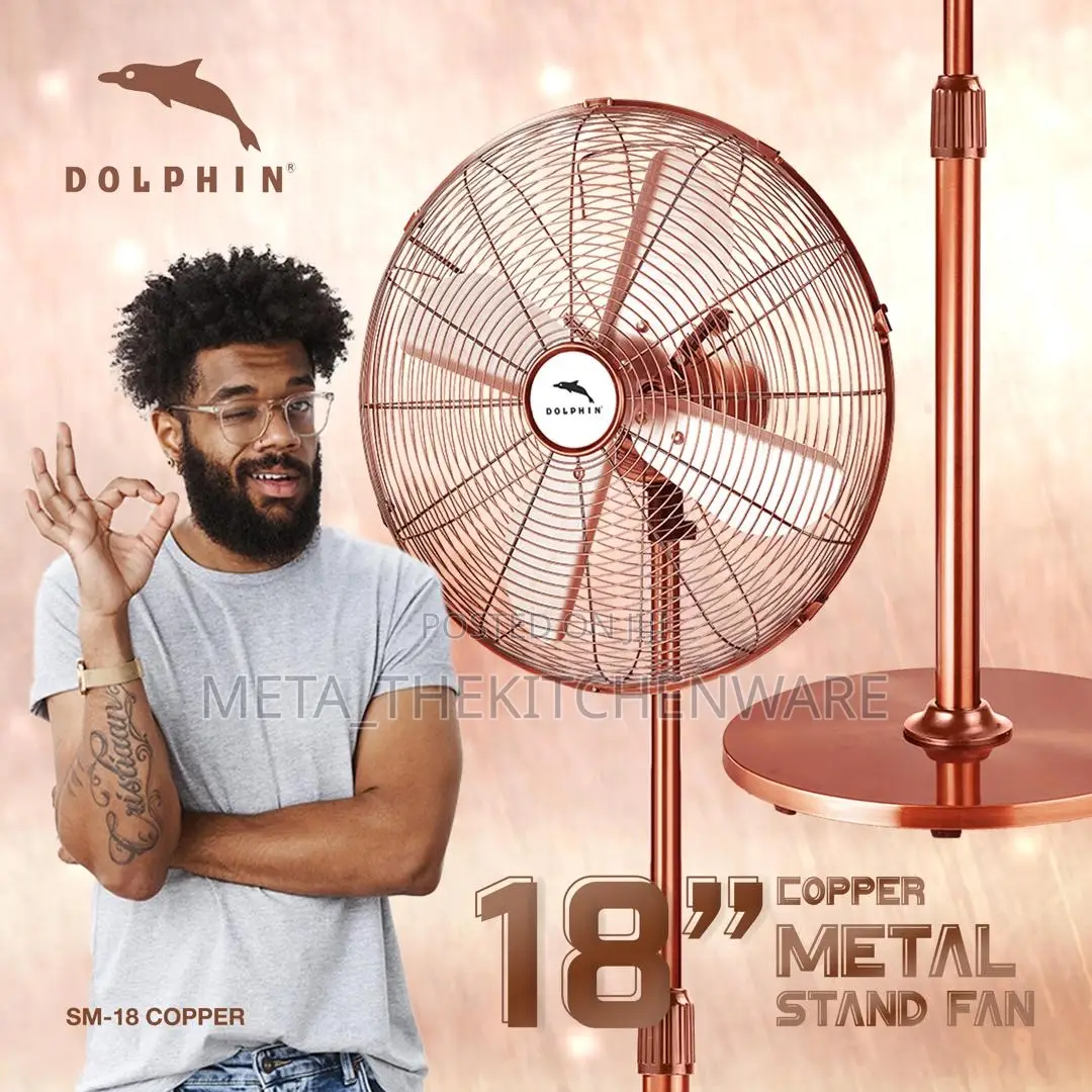 Dolphin Metal Stand Fan Size 18