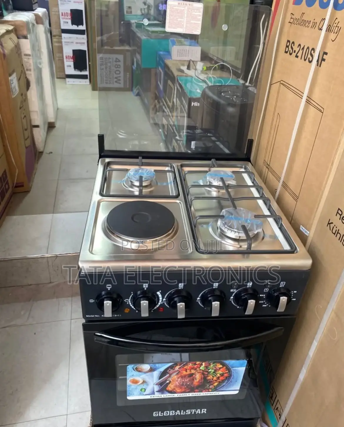 Global Star Standing Cooker With Oven 50x50