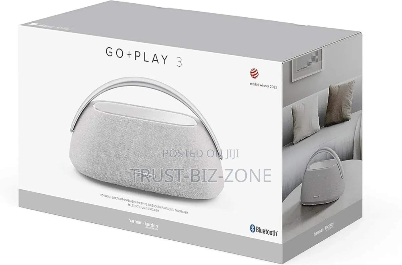 Harman Kardon Goplusplay3 Portable Wireless Speaker Silver