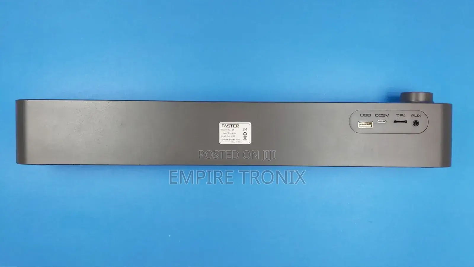 Faster SOUNDBAR 12W Rechargeable BT Speaker | 6wx2 | Z5