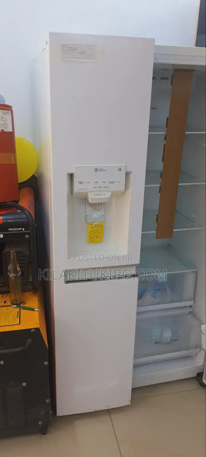 White LG Refrigerator 641L Leniar Inverter Door in Door