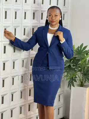 Ladies Suit Navy Blue