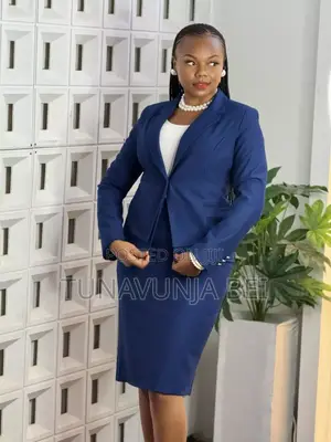 Ladies Suit Navy Blue