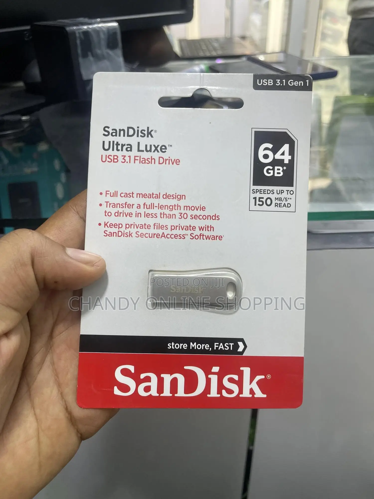 64GB Sandisk Ultra Luxe 3.1 Flash Drive