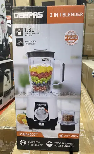 GEEPAS 2 in 1 BLENDER