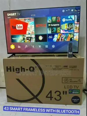High - Q 43 SMART FRAMELESS Tv With Bluetooth