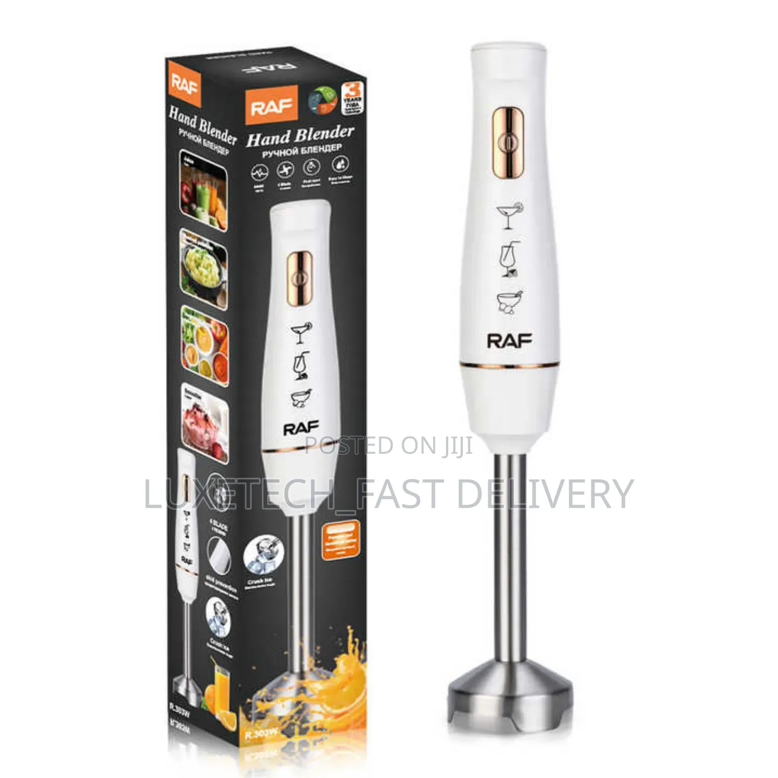 RAF Electric Mini Immersion Hand Held Blenders Stick