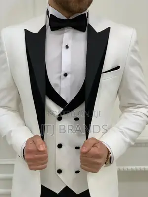 New White Wedding Suit