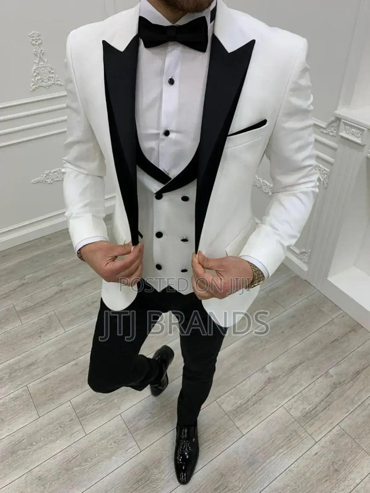 New White Wedding Suit