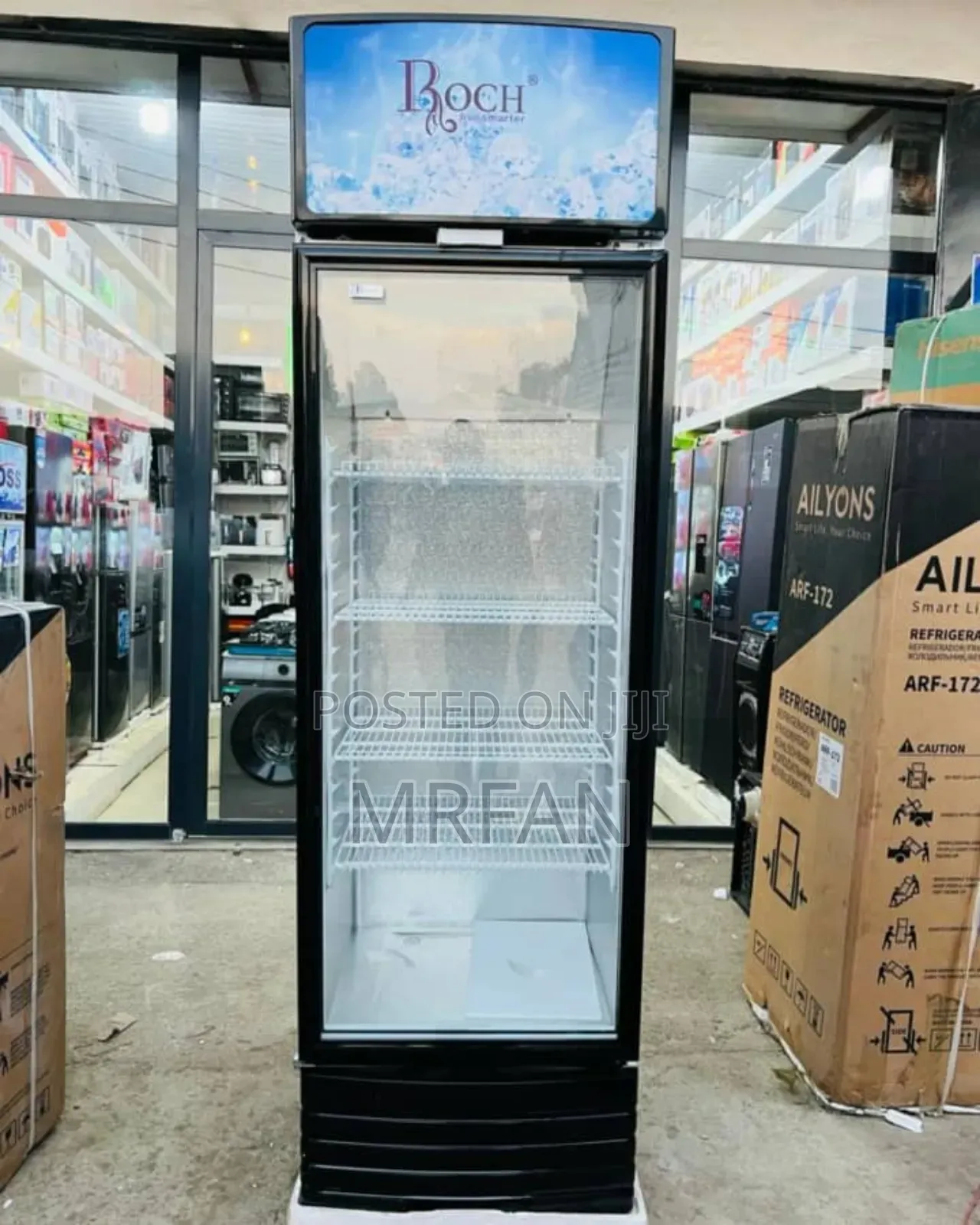 *Roch Display Showcase 209l Mpya Ong