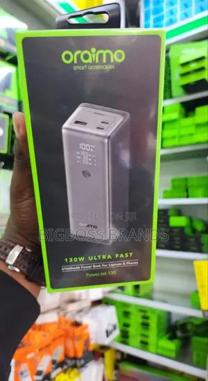 Oraimo Power Jet 130W Ultra Fast
27000 Mah