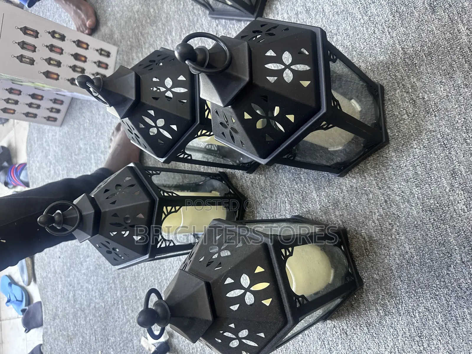 LATERN DECORATIVE LIGHTS With Black One