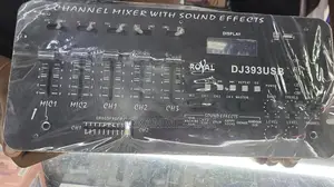 3 Channel Mixer With Sound Effects Dj393usb