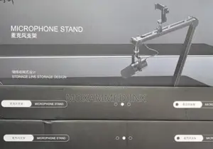 Microphone Stand With Phone Holder
