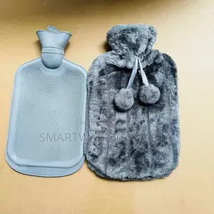 Rubber 2 L Hot Water Bottle, Hot Water Bag for Pain Relief