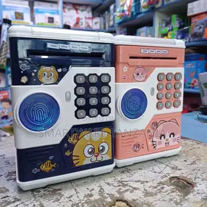 Piggy Bank Electronic Mini Atm For Kids Money Saving Box