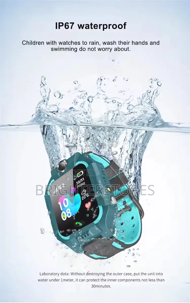 Kids Smart Watch Water Proof With GPS N SIM Card