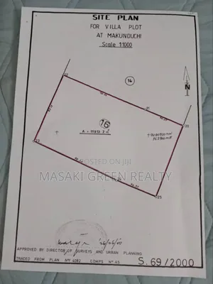 Beach Plot for Sale at Zanzibar