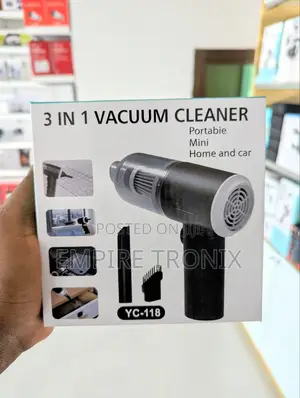 3 in 1 Portable High Power Car Vacuum Cleaner With Blower