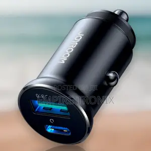 Mini Metal Car Charger JR-CCN06 With Dual PD Ports