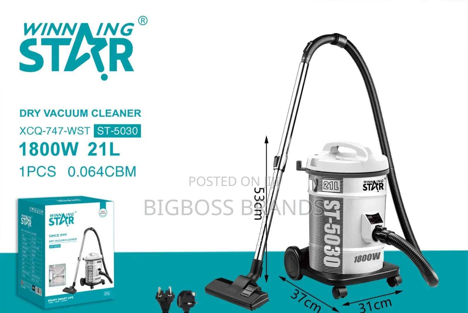 Winning Star St 5030 Vaccum Cleaner 21L