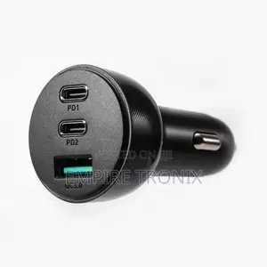 Joyroom Car Charger 70W: Usb, 2 X USB C Black (Jr-Cl26)