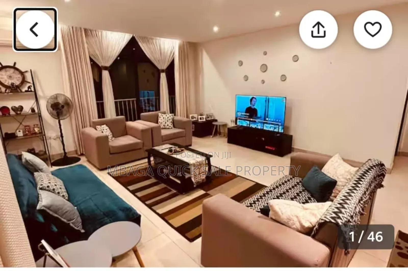 3bdrm Apartment in Kinondoni, Hananasif for rent