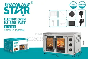 Winning Star Electric Oven Double Door 45L