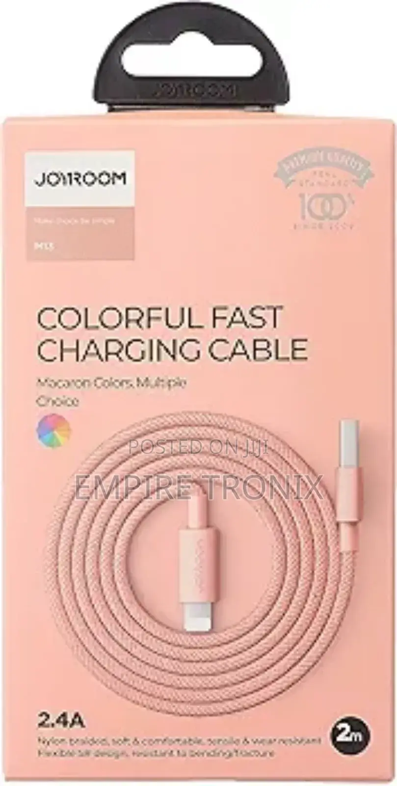 Joyroom 2M USB to Lightning Cable, Yellow | JR-M13