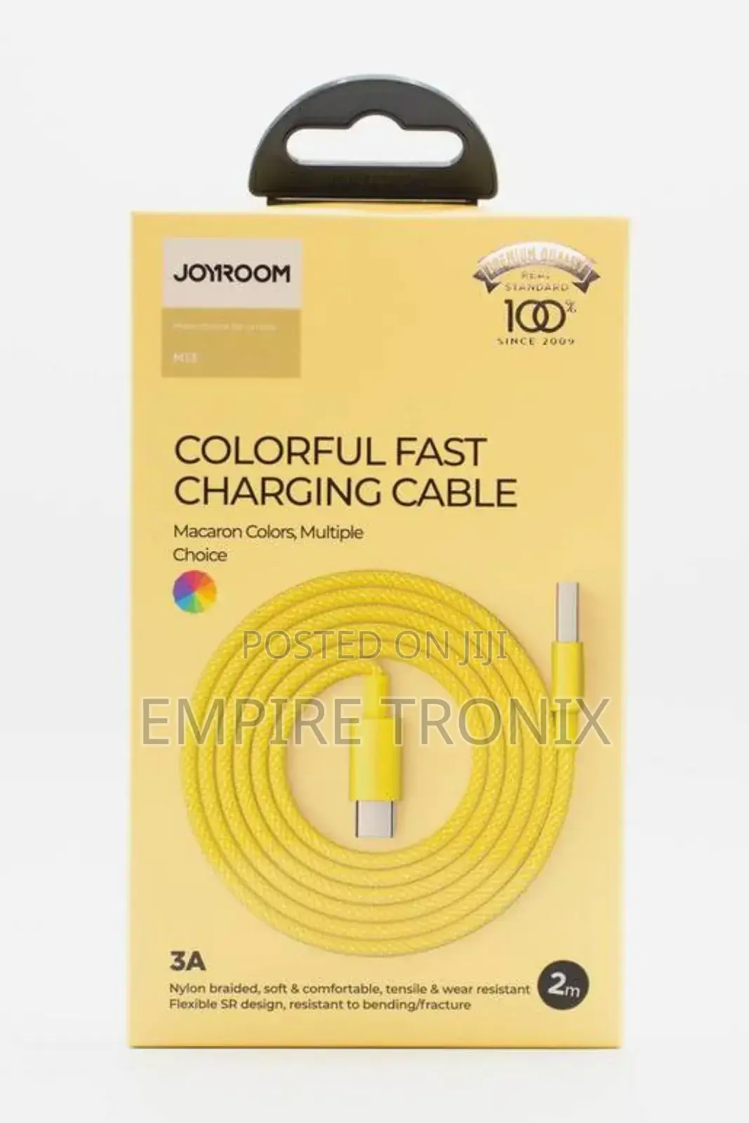 Joyroom 2M USB-A to USB-C Cable, Yellow | JR-M13