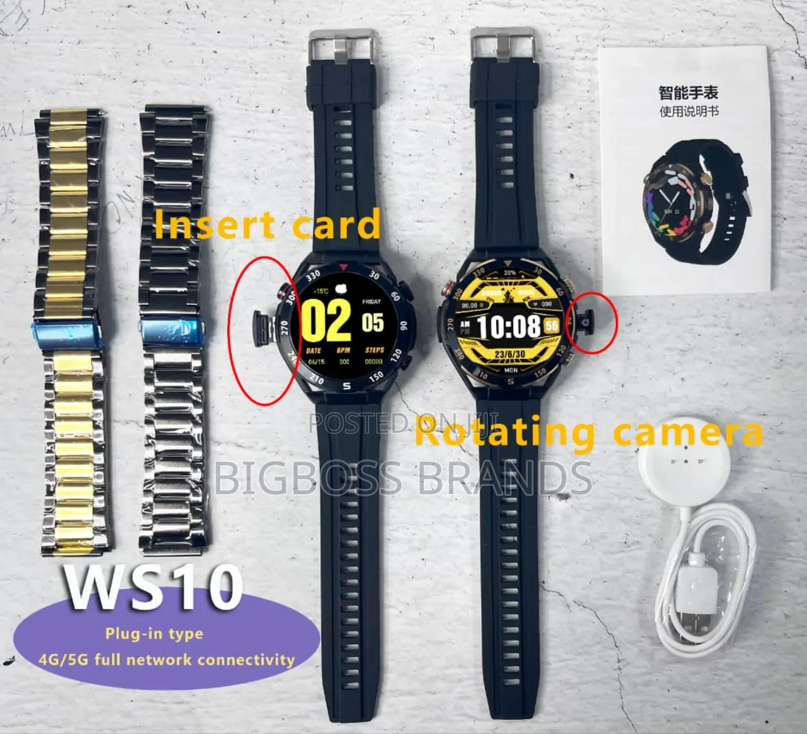 Ws10 SIM Card Smart Watch