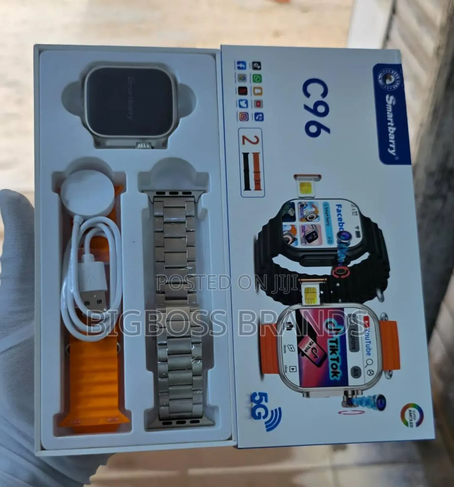 C96 Ultra SIM Card Smart Watch