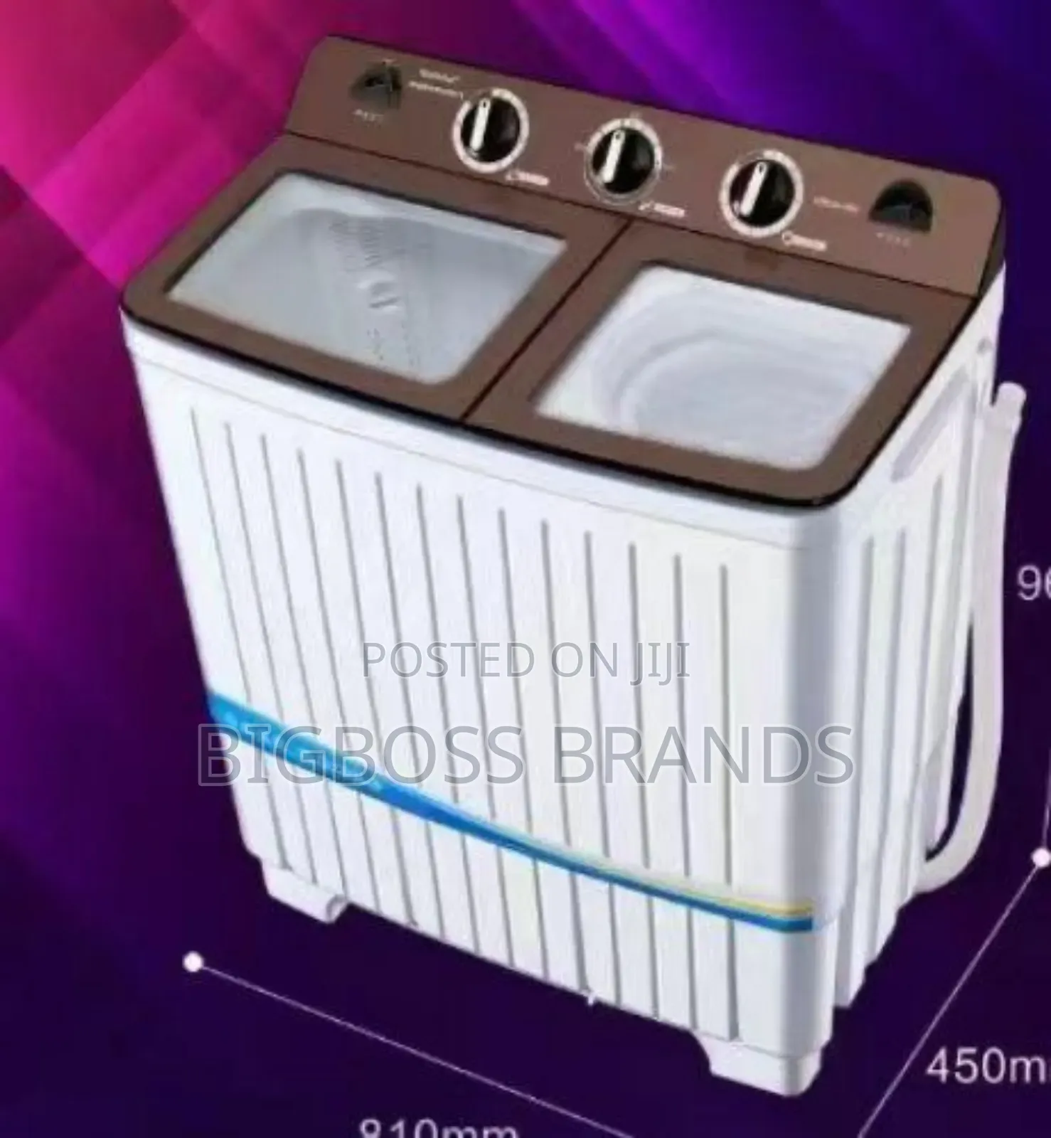 Black Ark Washing Machine Kg 7 Twins Tub