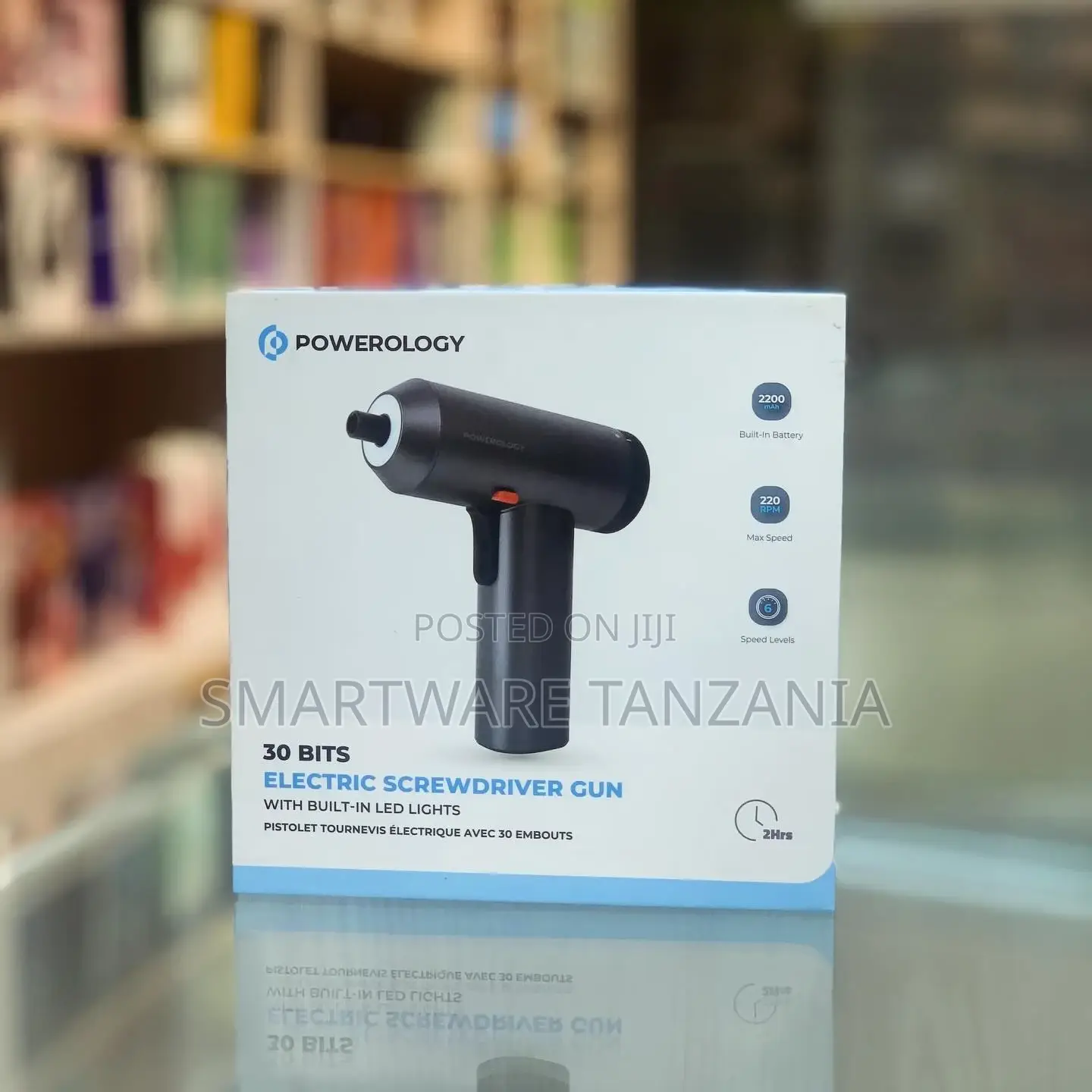 Powerology 30 Bits Electric Screwdriver Gun
