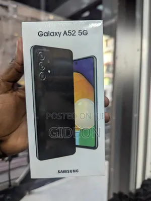 New Samsung Galaxy A52 5G 128 GB Black