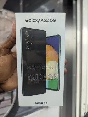 New Samsung Galaxy A52 5G 128 GB Black