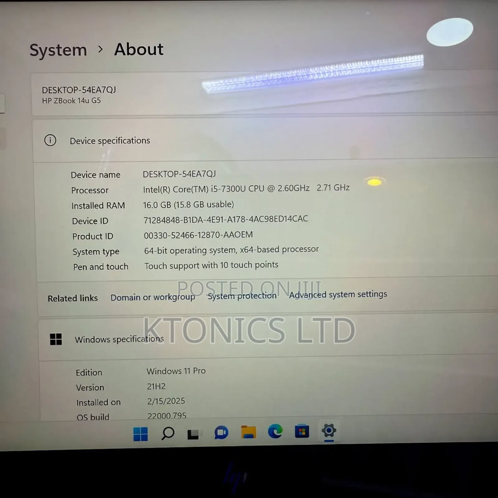 Laptop HP ZBook 14u G5 16GB Intel Core I5 SSD 512GB