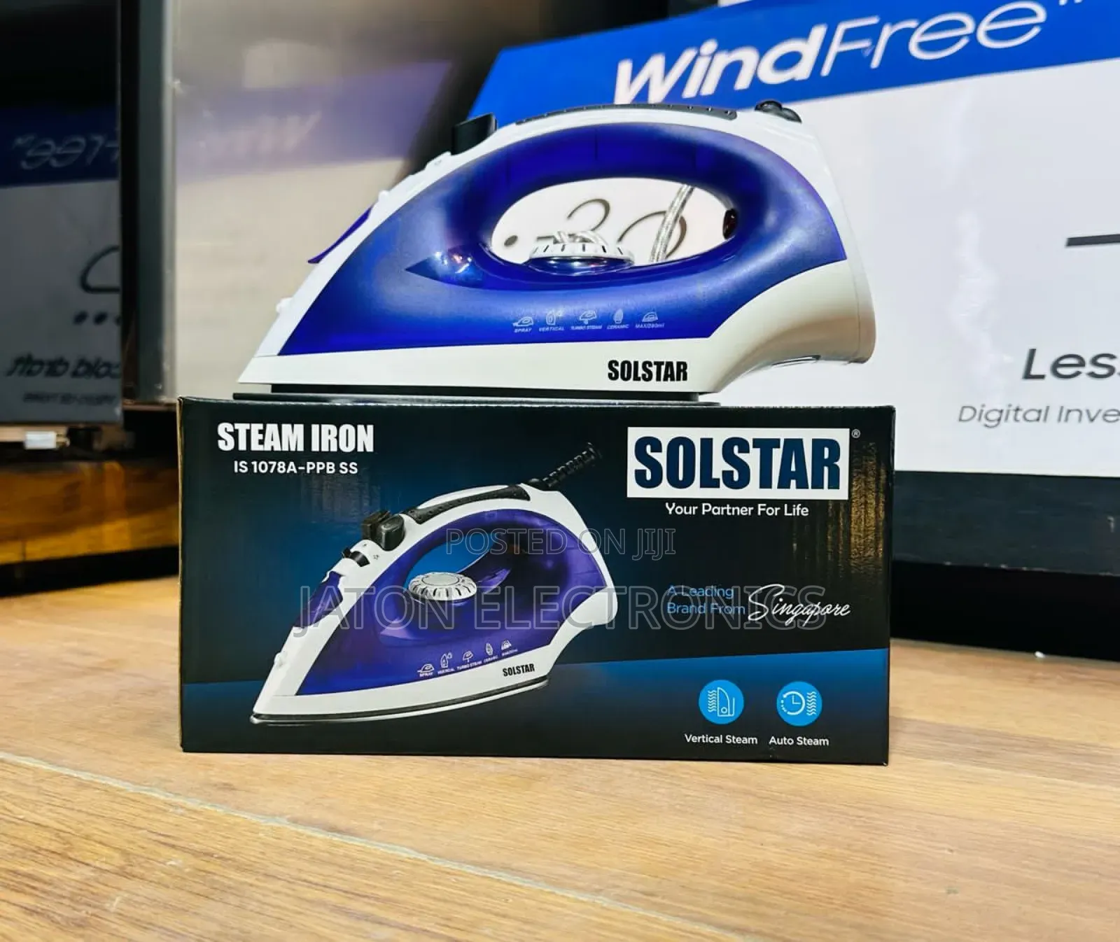 *Solstar Steam Iron Is1078a- PPBSS