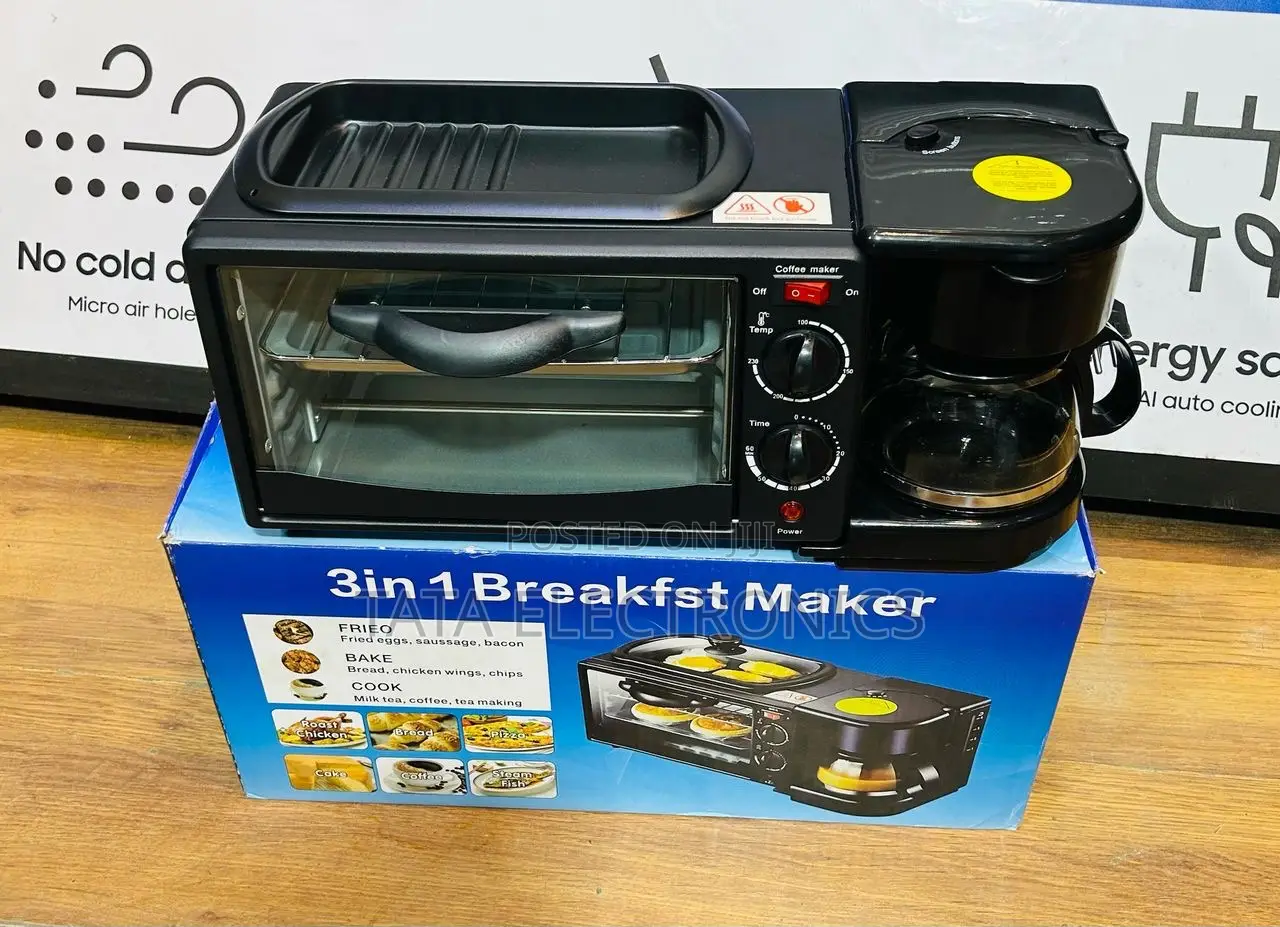 Breakfast Maker 3-in-1 || Frieo, Bake and Cook