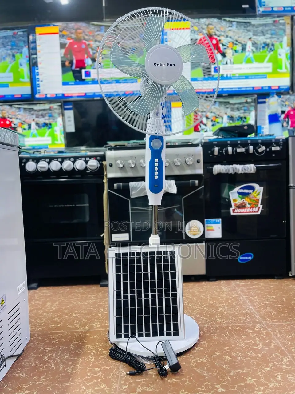 Solar Fan 16 Inch || DC / AC With It’S Solar Panel || HS-188