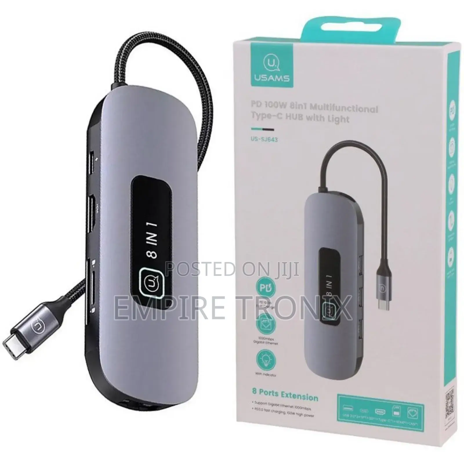Usams 8-Port Type-C Hub US-SJ643