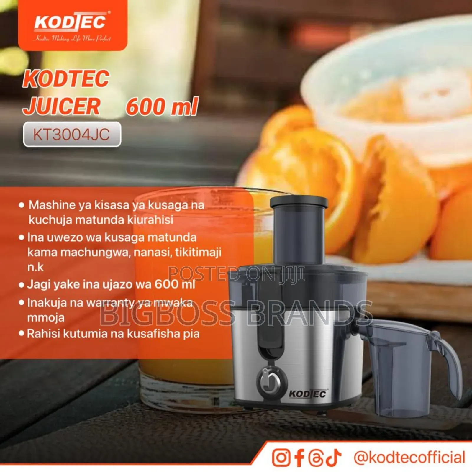 Kodtec Slow Juicer/ Juice Exctractor