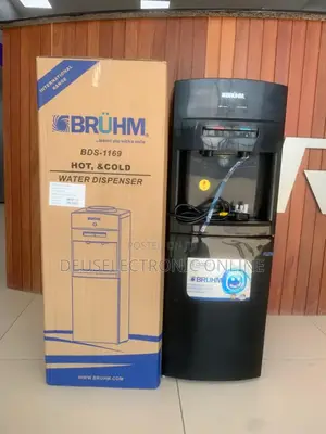 *BRÜHM Water Dispenser 2 Taps With Cabinet