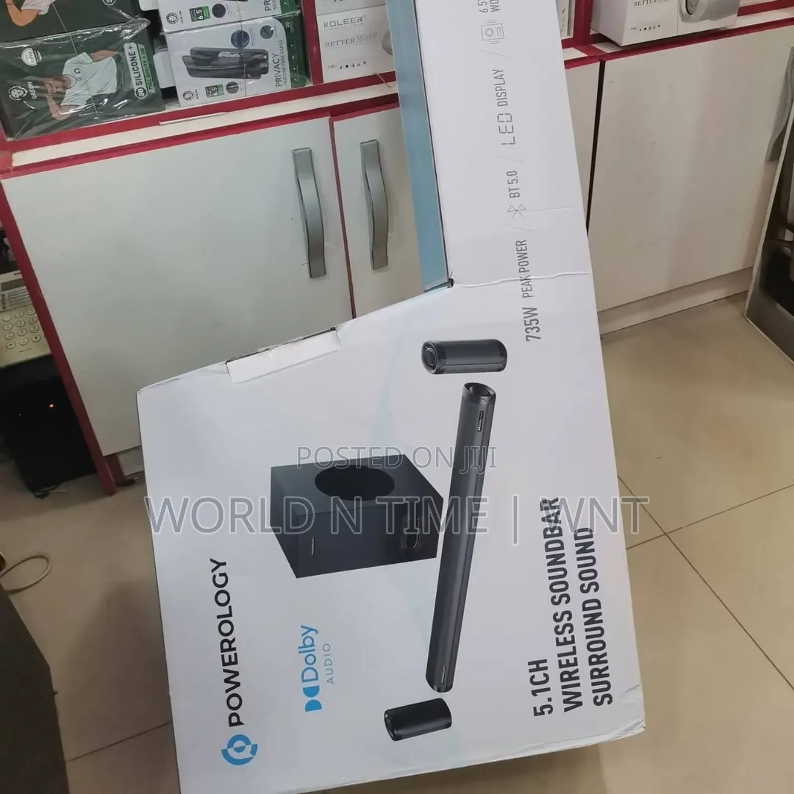 Powerology Soundbar 5.1channel Surround Sound 735watts
