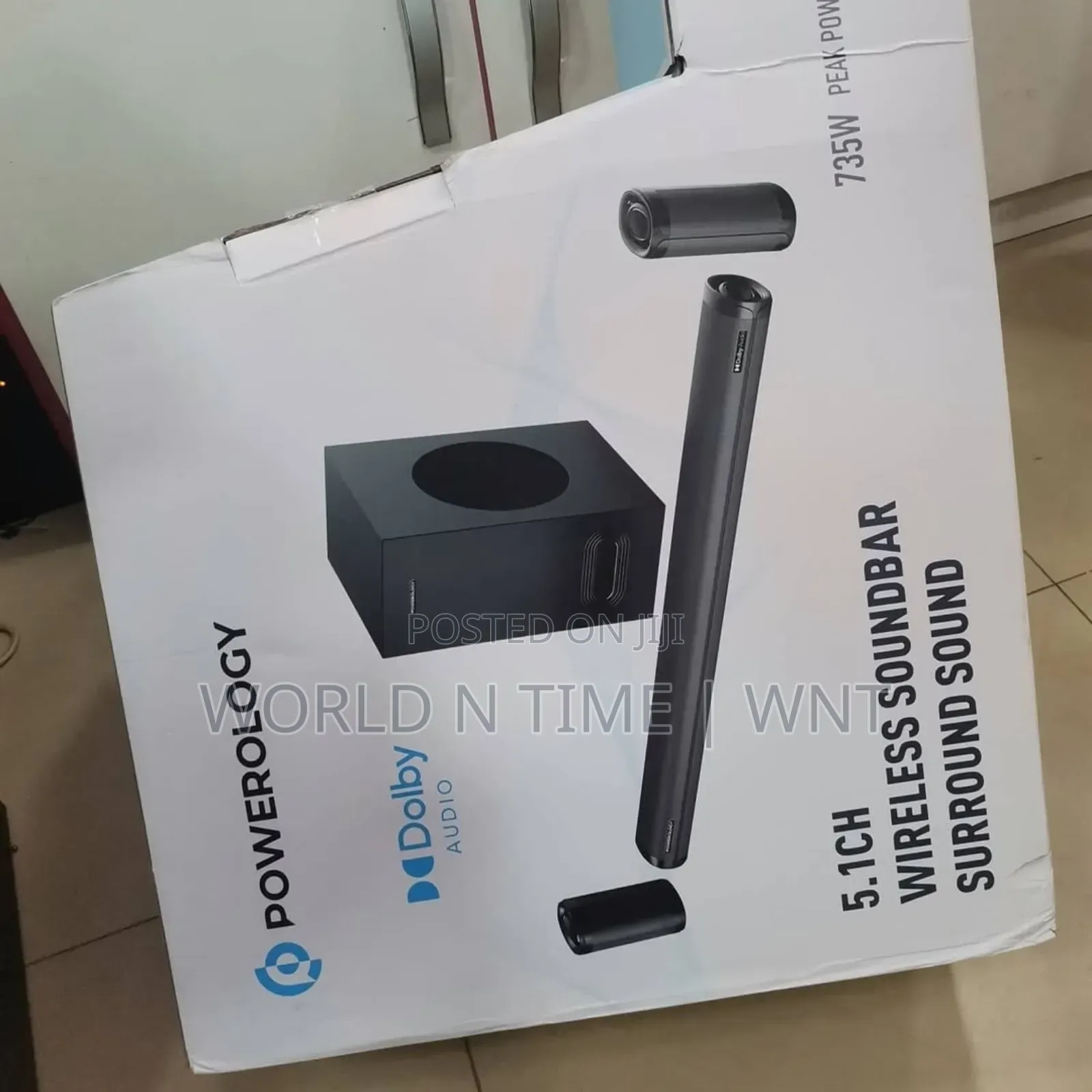 Powerology Soundbar 5.1channel Surround Sound 735watts