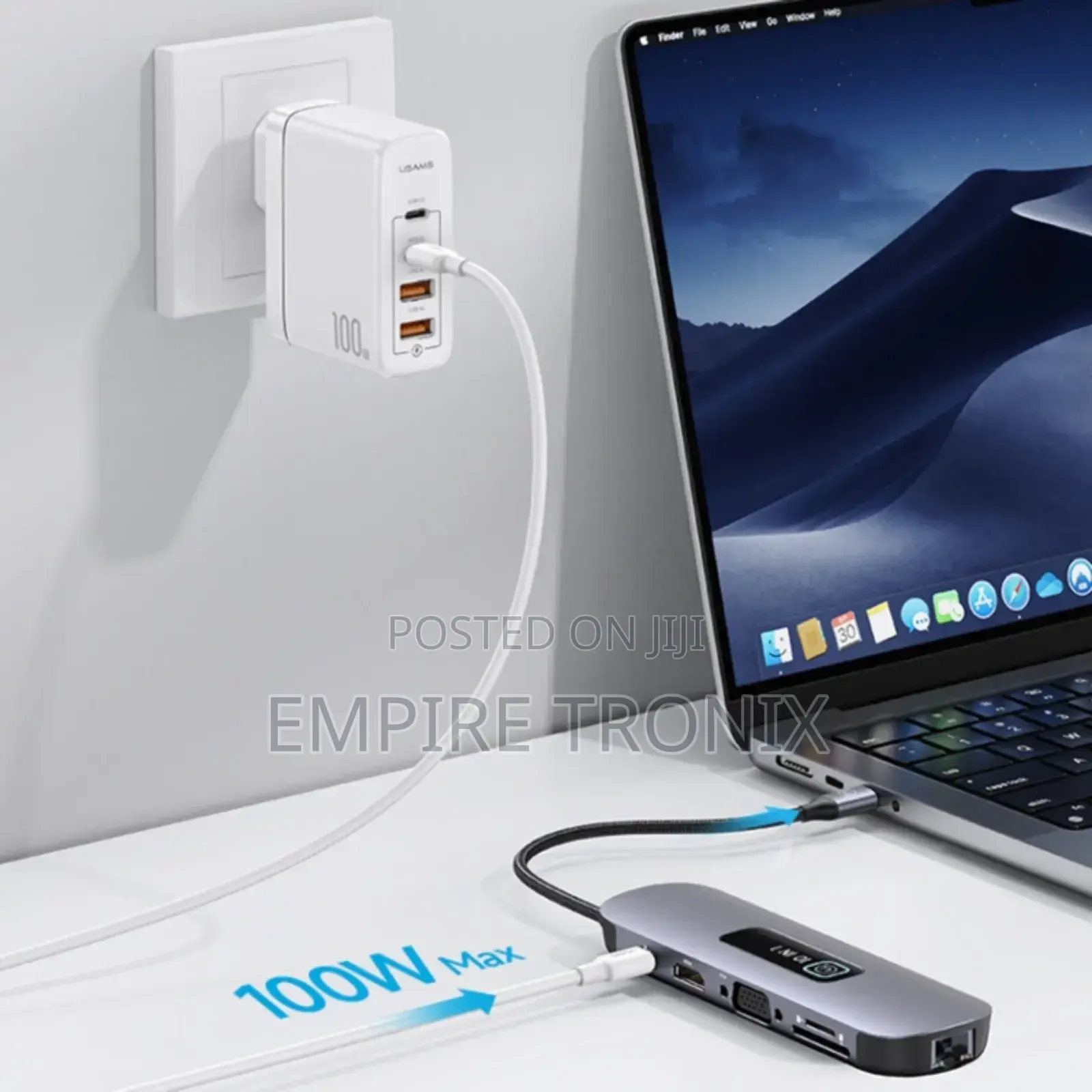 USAMS US-SJ644 PD100W 10 in 1 Multifunctional Type-C HUB