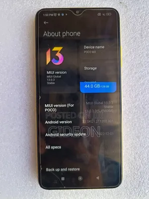 Xiaomi Poco M3 128 GB Yellow